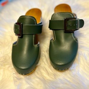 Wooden Footbed Clogs From Denmark